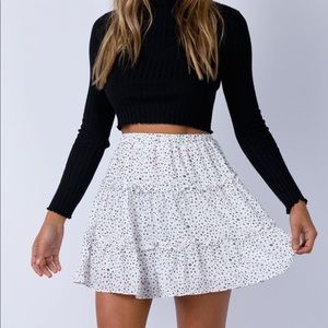 Rasmus mini skirt white